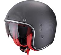 SCORPION BELFAST EVO CARBON SOLID Matte Black-Red M
