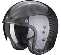 SCORPION Jethelm BELFAST EVO CARBON Solid schwarz mit ECE 22.06 Gr. L 59/60