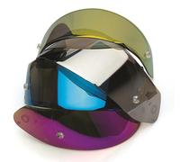 Scorpion KDF14-2 2D + Tear Off Visier für EXO-390 / 410 / 491 / 510 / 710 / 1200 / 2000 Silber verspiegelt