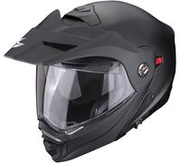 SCORPION Klapphelm ADX-2 SOLID matt perl schwarz mit Sonnenblende Gr. L 58/59
