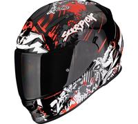 Scorpion Motorrad-Integralhelm EXO-491 Spector schwarz-rot Größe M für Männer