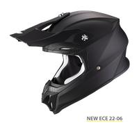 Scorpion VX-16 Evo Air Crosshelm Solid Mattschwarz (ECE 22-06) L