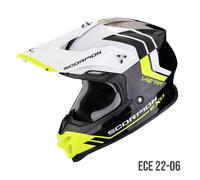 Scorpion VX-16 EVO Air Fusion Helm, schwarz-fluogelb Größe: M