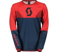Scott Evo Track Kinder Motocross Jersey, rot-blau, Größe 2XS