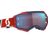 Scott Fury rot/blaue Motocross Brille, blau-rot
