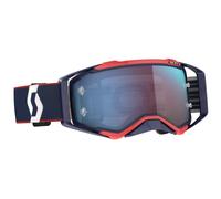 Scott Goggle Prospect retro blau / rot / blue chrome works