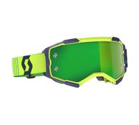 Scott Goggle Fury blau / gelb / green chrome works