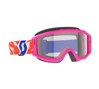 SCOTT Primal Kinder MX Cross Goggle Fahrradbrille Primal Youth Brille Pink Clear