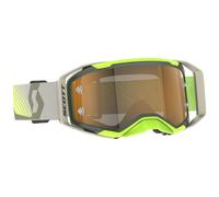 SCOTT Prospect 2.0 AMP Motocross-Brille Khaki-Fluogelb mit goldener Linse