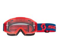 Scott Split OTG 2024 Motocross Brille, rot-blau