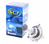 SCT H4 Basic Halogenlampe Leuchte 12V 60/55W Glühlampe Scheinwerferlampe