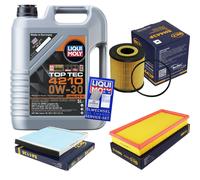 SCT Inspektionspaket 5 L Liqui Moly Top Tec 4210 0W-30 für Volvo V40 Kombi 1.8