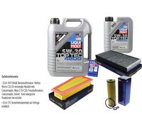 SCT Inspektionspaket 6L Liqui Moly Top Tec 4600 5W-30 für Mercedes-Benz SLK 200