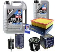 SCT Inspektionspaket 6L Liqui Moly Top Tec 4600 5W-30 für Opel Frontera A Sport