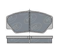 SCT - MANNOL Bremsbelagsatz, Scheibenbremse vorne rechts links für FORD SP 206 PR