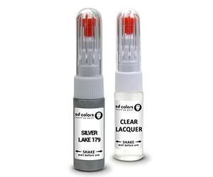 SD COLORS Silver Lake 179 Reparaturset für Opel/Vauxhall Lackstift 20 ML Kratzer Chip Pinsel Farbcode 179 Silver Lake (Lack + Lack)