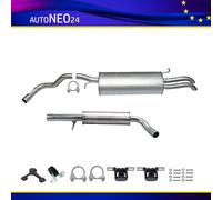 Seat Toledo II 1.8 20V, Skoda Octavia I 1.8, 2.0 Auspuffanlagen, Schalldämpfer