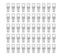 SECFOU 100 Stück 1/4 Kfz Messing Flachsteckverbinder Männlich Schnellkupplungs Stecker für Motorrad und Autoelektrik Hitzebeständig Langlebig Wiederverwendbar Steckverbinder