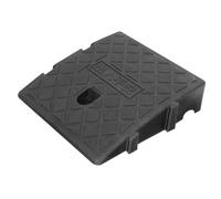 SECFOU Schwere Kunststoff Auffahrrampe Rutschfeste Outdoor rampenmatte mit Schraubbohrungen Flexibel und Sicher für Autos Bordstein und Camping Geeignet