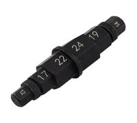 Sechskant-Achswerkzeug für Motorräder, verstellbare Achsbuchse, 12-24 mm mit kompaktem Design, Stahlgriff für Stützfunktion, funktionelle Werkstattausrüstung, Zubehör
