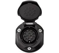 SecoRüt 30135 Anhänger-Steckdose [Steckdose 13polig - Stecker 13polig] ABS Kunststoff