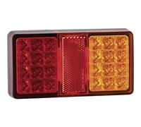 SecoRüt Anhänger-Rückleuchte Bremslicht, Reflektor, Blinker, Rückleuchte links, rechts 12 V, 24V Klarglas