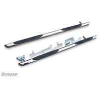 Seiten Stangen Jeans + 4 Stufen Pads Passend Für ford transit tourneo custom Lwb