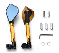 Seitenansicht Motorrad Bläuliche Rückseitenspiegel Rückspiegel Für Yamaha Tricity 125 155 300 Zubehör(Gold)