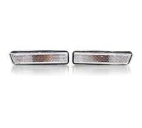 Seitenblinker Blinker Set Satz links rechts inkl. gelben Blinkerbirnen. weiß passend für 3er Cabriolet E36