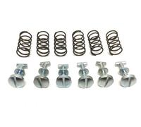 Seitendeckel Verkleidungsschrauben Satz passend für Vespa Ciao, Bravo, Piaggio Si - 12-teiliges Schrauben Set für Verkleidung