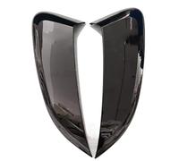 Seitenflügelschutzab Real Carbon Fiber Side Vents Fit für Porsche 2013-2023 Autozubehör Side Air Vents 2pcs Grill Bodikit Spoiler-Aufkleber(Black 718 16-23)