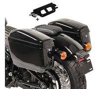 Seitenkoffer für Chopper / Custombikes 18-24 mit Halter abnehmbar Nevada