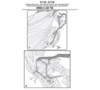Honda X Adv 750 (17 Rechts 19) - Halter Koffer GIVI Monokey Koffer