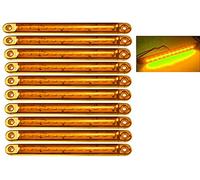 Seitenmarkierungsleuchten,LKW-Seitenleuchten20pcsAuto-Markierungsleuchten Auto-Seitenblinker Lichter 12SMD LED-Seitenlicht vorne hinten Positionsleuchten 24V für Auto Camper Van Truck Truck (Gelb)