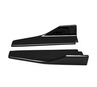 Seitenschweller Ansatz Für Toyota Für Camry 2010-2023 Auto Seite Rock Verlängerung Splitter Carbon Look Winglet Flügel Stoßstange Lippe(Gloss Black)