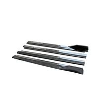 Seitenschweller Auto Für Toyota Für Camry 2024+ ABS Kunststoff Glänzend Schwarz/Carbon Look Seite Röcke Body Kits Sport Bodykit Front Lip Heckspoiler Lippe(Carbon Look)