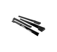 Seitenschweller Auto Für Toyota Für Camry Für SE Für XSE 2018 2019 2020 2021-2023 4Stück Auto Seite Spoiler ROT Extensions Diffusor Trennung Flügel Trim(Glossy Black)