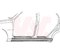 VAN WEZEL Einstiegblech links für VW 5834103