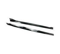 Seitenschweller Für Toyota Für Supra A90 A91 2020-2024 Auto AG Stil Seitenschwellerverlängerung Splitter Spoiler Glänzend Schwarz Carbon Faser Look Body Kit Seitenrock(Glossy Black)