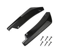 Seitenschweller Heckspoilerlippe Wickelwinkel Diffusor Seitensplitter Canard Spoiler Für Toyota Für Corolla E110 E120 E130 E140 E150 E160 E170 E180 E210 Seite Rock(Black)