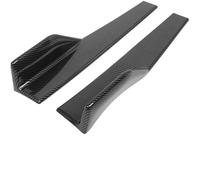 Seitenschweller Spoiler Für Ford Für Focus MK2 MK3 MK4 Fiesta Ecosport Für Mondeo Fusion Transit B-MAX Seitenschweller-Verlängerungsschutz Body Kit Autozubehör Seitenschweller Teile(Carbon Fiber Look)