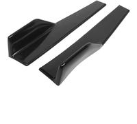 Seitenschweller Spoiler Für Ford Für Focus MK2 MK3 MK4 Fiesta Ecosport Für Mondeo Fusion Transit B-MAX Seitenschweller-Verlängerungsschutz Body Kit Autozubehör Seitenschweller Teile(Black)