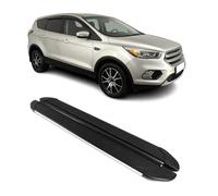 Seitenschweller Trittbretter für Ford Kuga II ST-Line 2016-2019 Silber 2 tlg