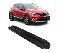 Seitenschweller Trittbretter für Renault Captur 2019-2026 Schwarz Aluminium 2x