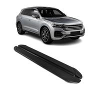 Seitenschweller Trittbretter für VW Touareg 3 2018-2024 Schwarz Alu