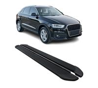 Seitenschweller Trittbretter Schweller für Audi Q3 8U 2011-2018 Alu Schwarz