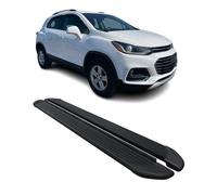 Seitenschweller Trittbretter Schweller für Chevrolet Trax 2012-2024 Alu Schwarz