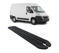 Seitenschweller Trittbretter Schweller für Citroen Jumper 2006-25 L2 Alu Schwarz
