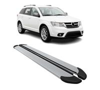 Seitenschweller Trittbretter Schweller für Fiat Freemont 2011-2016 Alu Grau