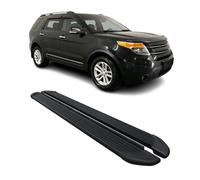 Seitenschweller Trittbretter Schweller für Ford Explorer 2010-2020 Alu Schwarz